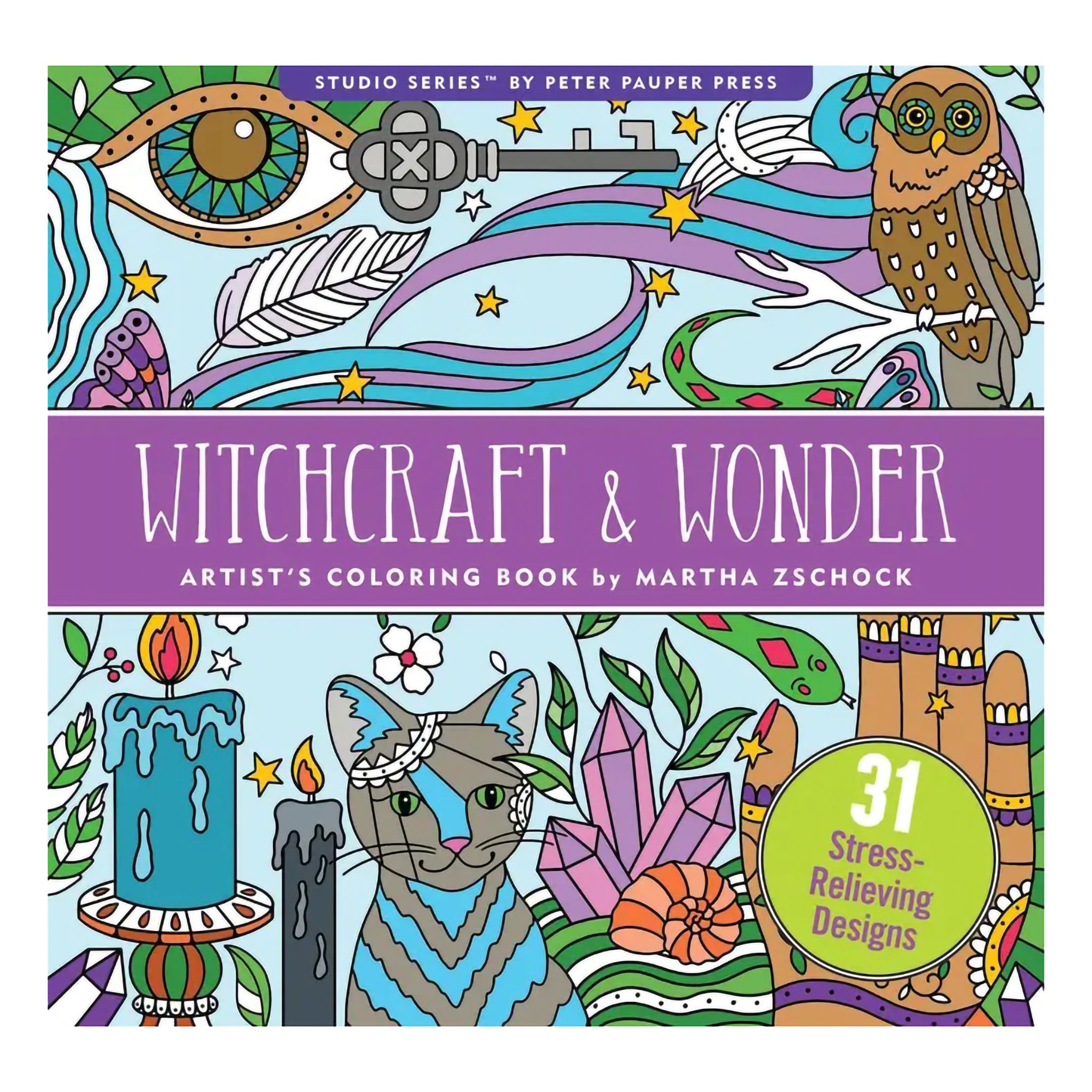 COLORING BOOK - WITCHCRAFT & WONDER