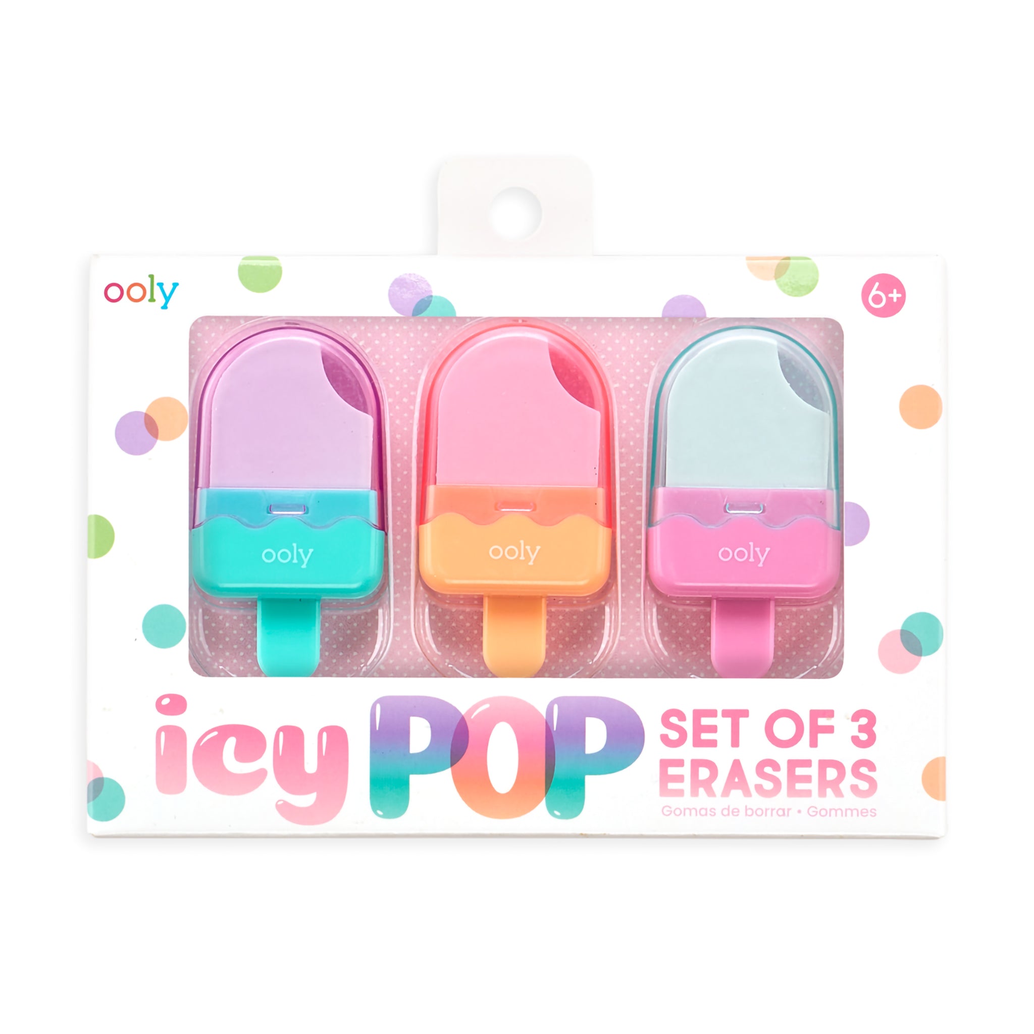 ICY POP ERASERS SET/3