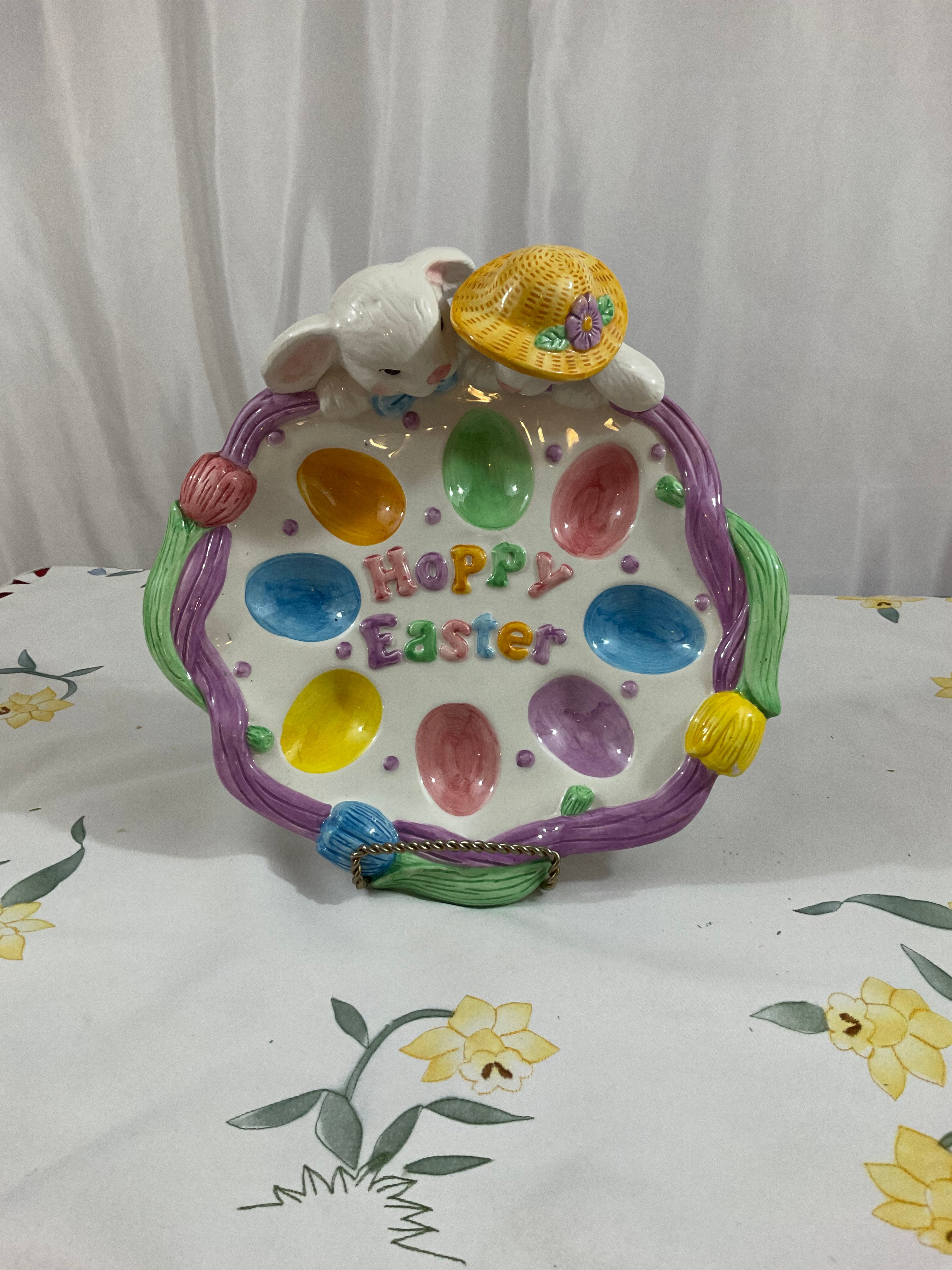 Easter Egg Plate - 