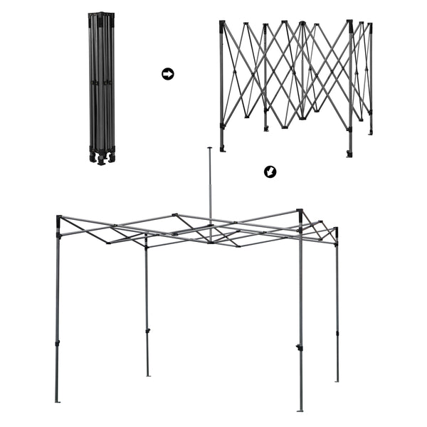 assembly of canopy tent