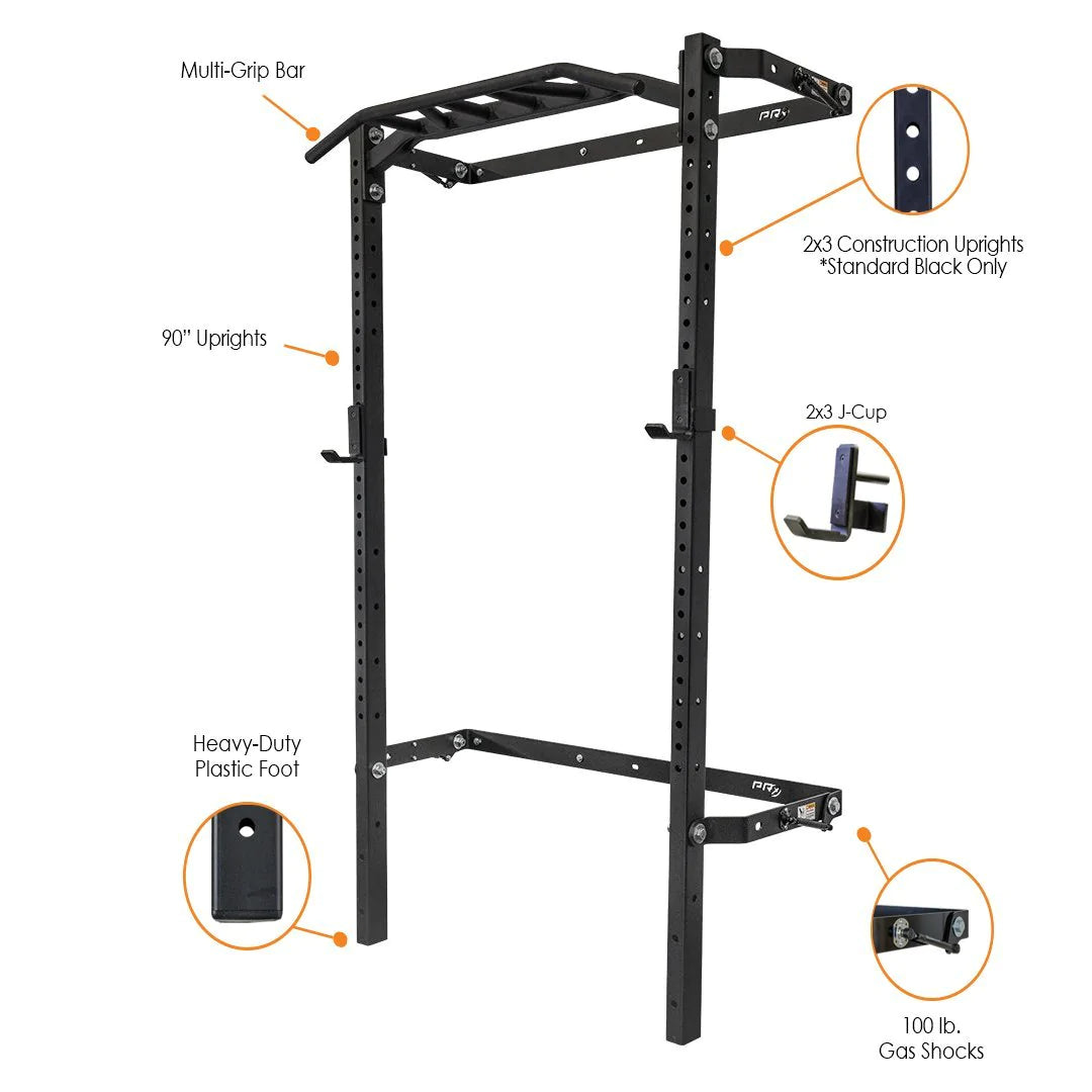 PRX Profile One Squat Rack with multigrip bar