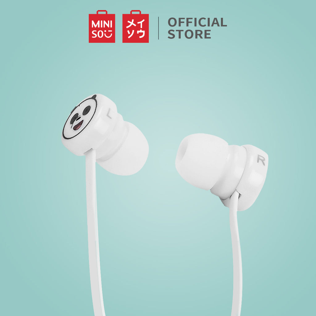 miniso we bare bears earphones
