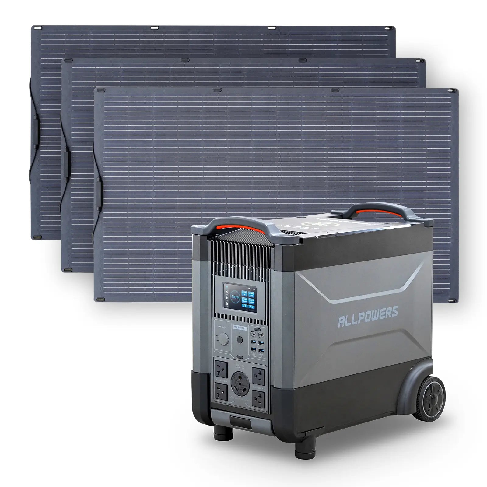 ALLPOWERS Solar Generator Kit 4000W (R4000 + 3 x SF200 200W Flexible Solar Panel)