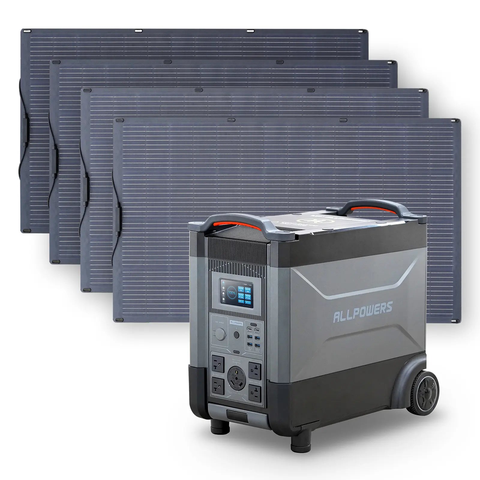 ALLPOWERS Solar Generator Kit 4000W (R4000 + 4 x SF200 200W Flexible Solar Panel)