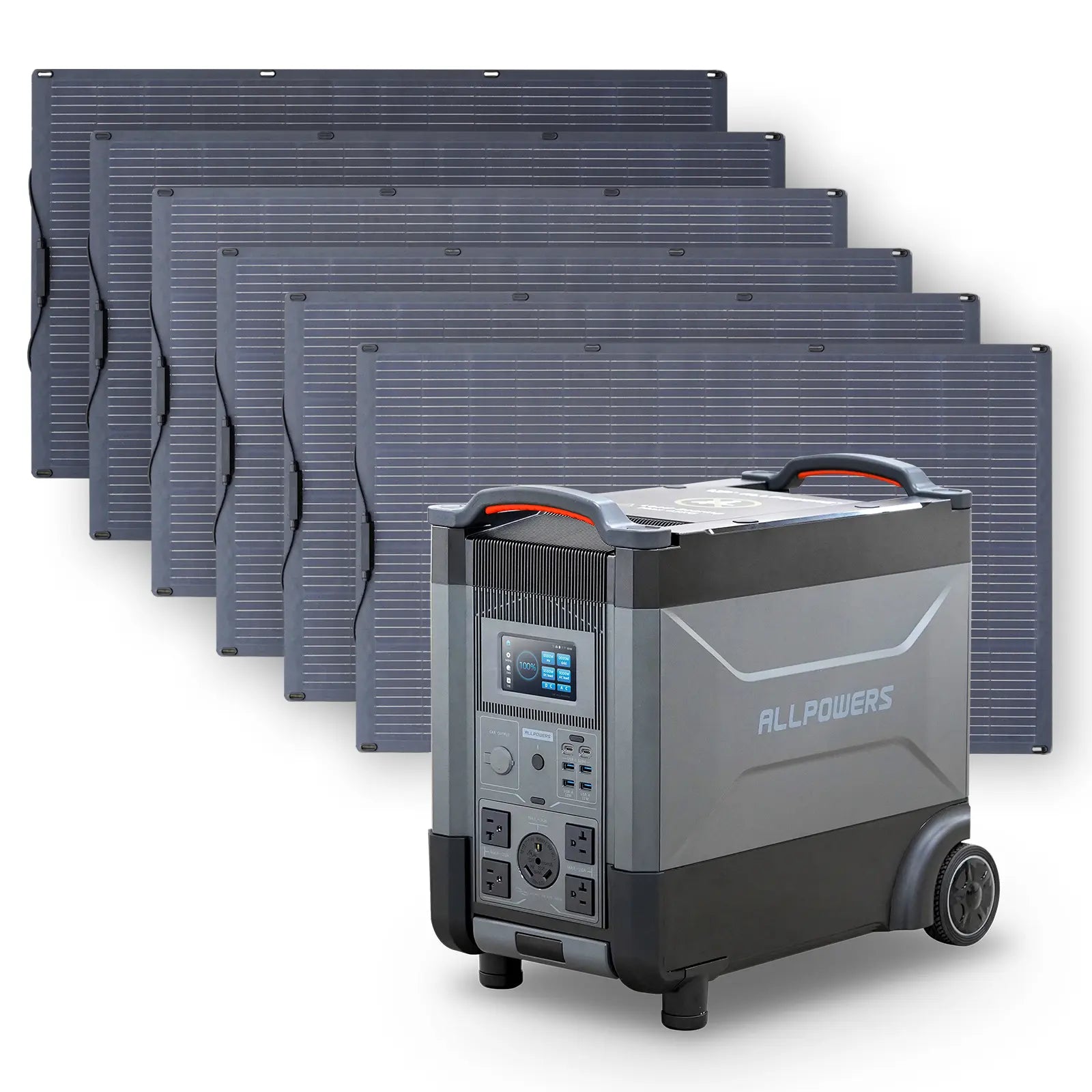 ALLPOWERS Solar Generator Kit 4000W (R4000 + 6 x SF200 200W Flexible Solar Panel)