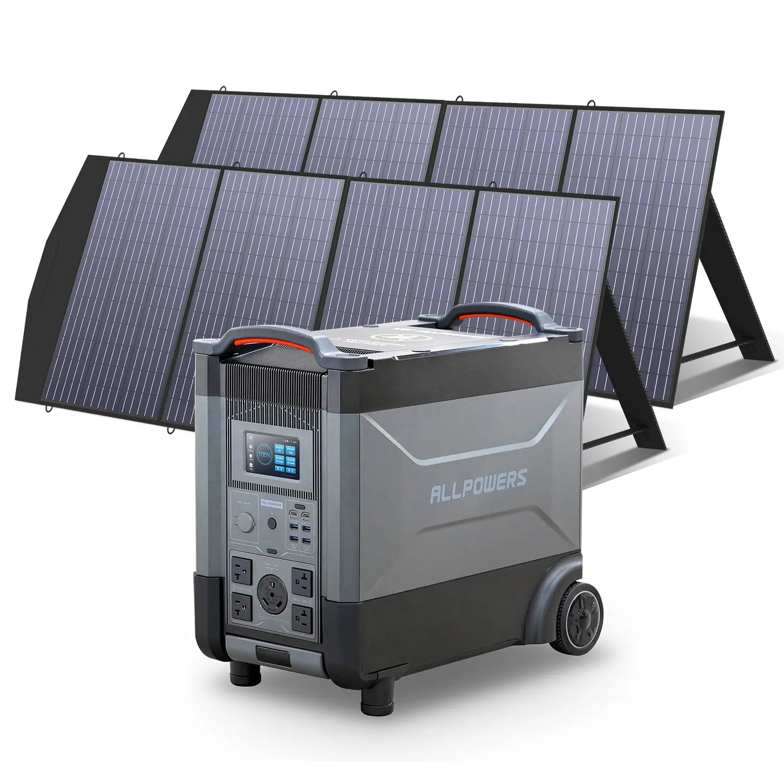 ALLPOWERS Solar Generator Kit 4000W (R4000 + 2 x SP033 200W Solar Panel)