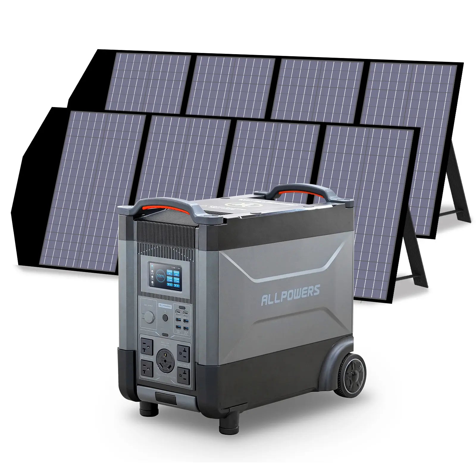 ALLPOWERS Solar Generator Kit 4000W (R4000 + 2 x SP029 140W Solar Panel)