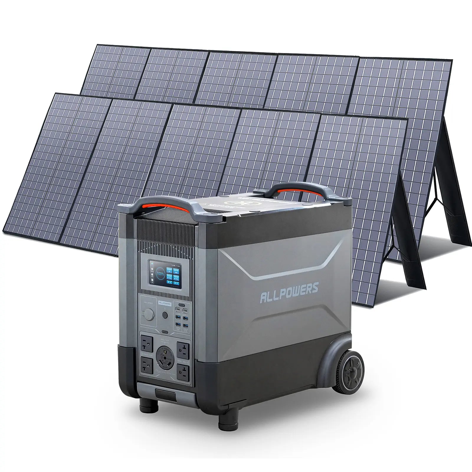 ALLPOWERS Solar Generator Kit 4000W (R4000 + 2 x SP037 400W Solar Panel)