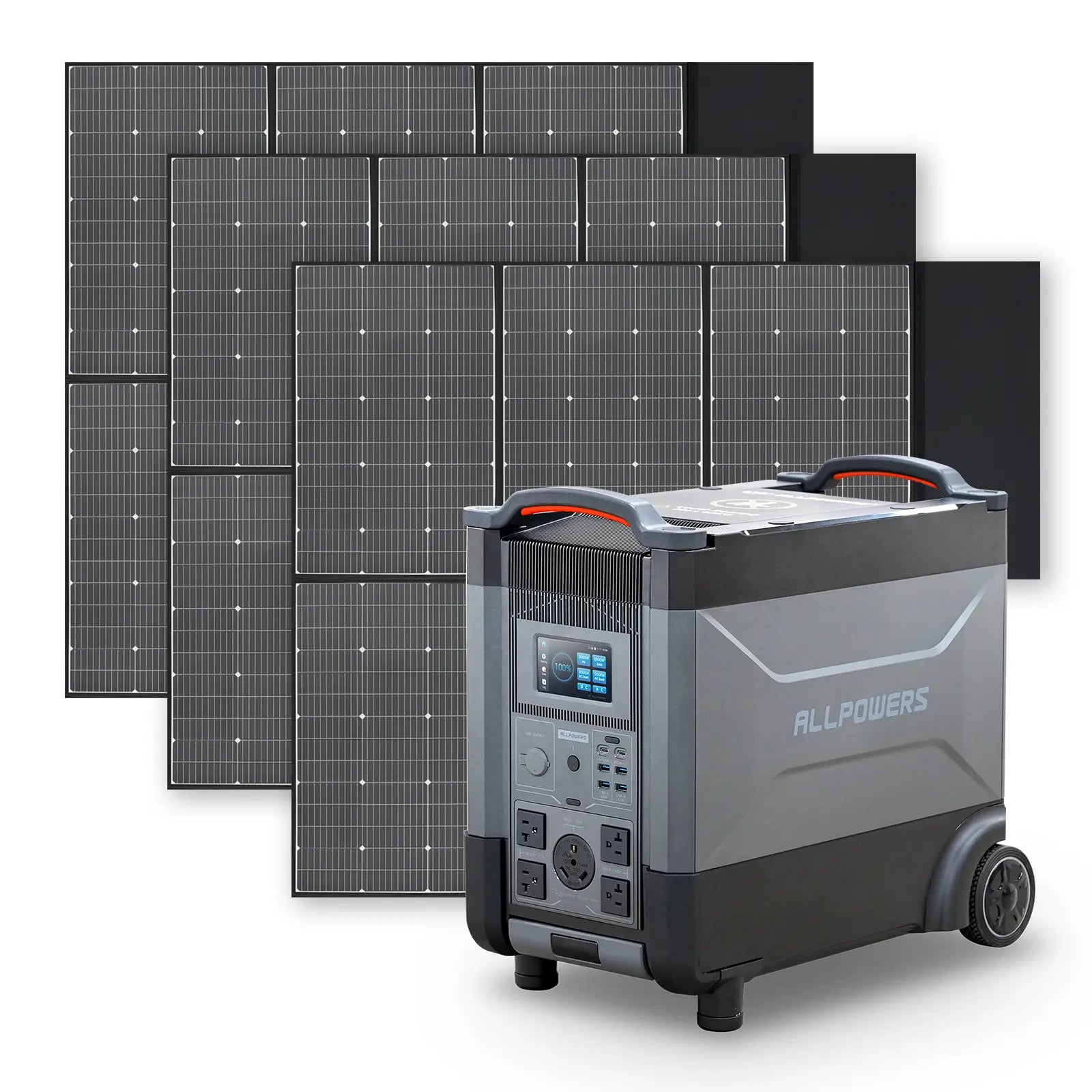 ALLPOWERS R4000 Portable Power Station 4000W 3600Wh (R4000 + 3 x SP039 600W Solar Panel)