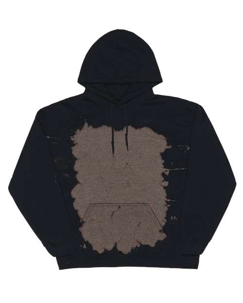 Dyenomite Essential Fleece Bleach Wash Hooded Sweatshirt 680BW Plus Size