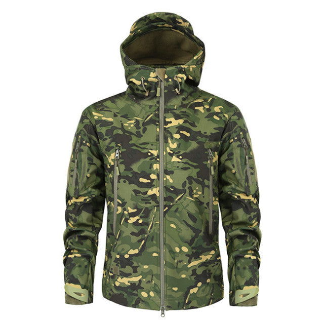 Tactical Mens Windbreaker Winter Thermal Fleece Jacket