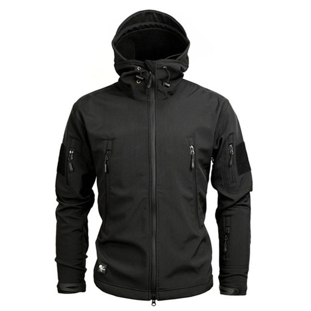 Tactical Mens Windbreaker Winter Thermal Fleece Jacket