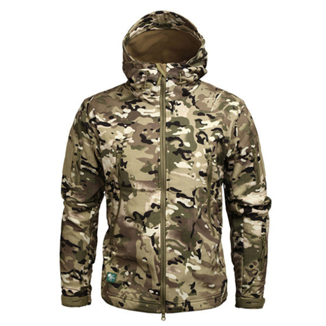 Tactical Mens Windbreaker Winter Thermal Fleece Jacket