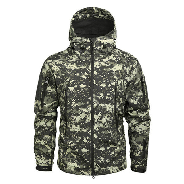 Tactical Mens Windbreaker Winter Thermal Fleece Jacket