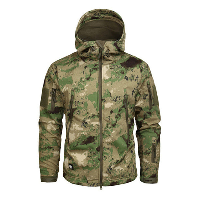 Tactical Mens Windbreaker Winter Thermal Fleece Jacket