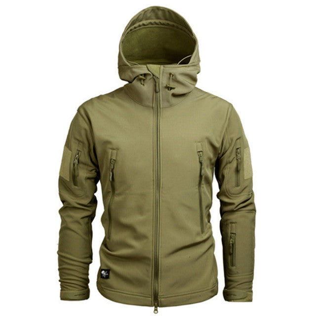 Tactical Mens Windbreaker Winter Thermal Fleece Jacket