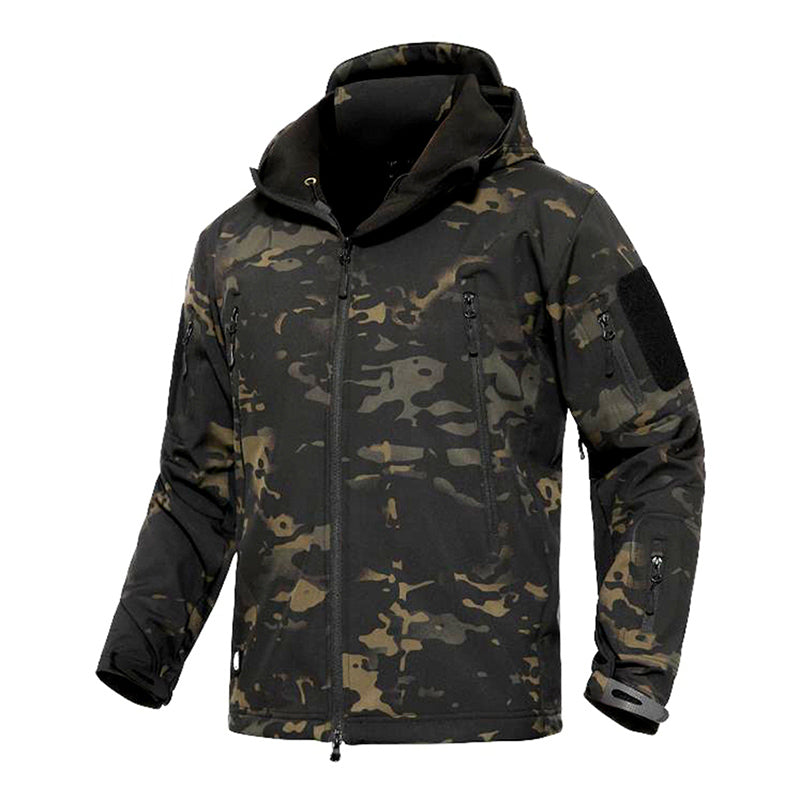 Tactical Mens Windbreaker Winter Thermal Fleece Jacket