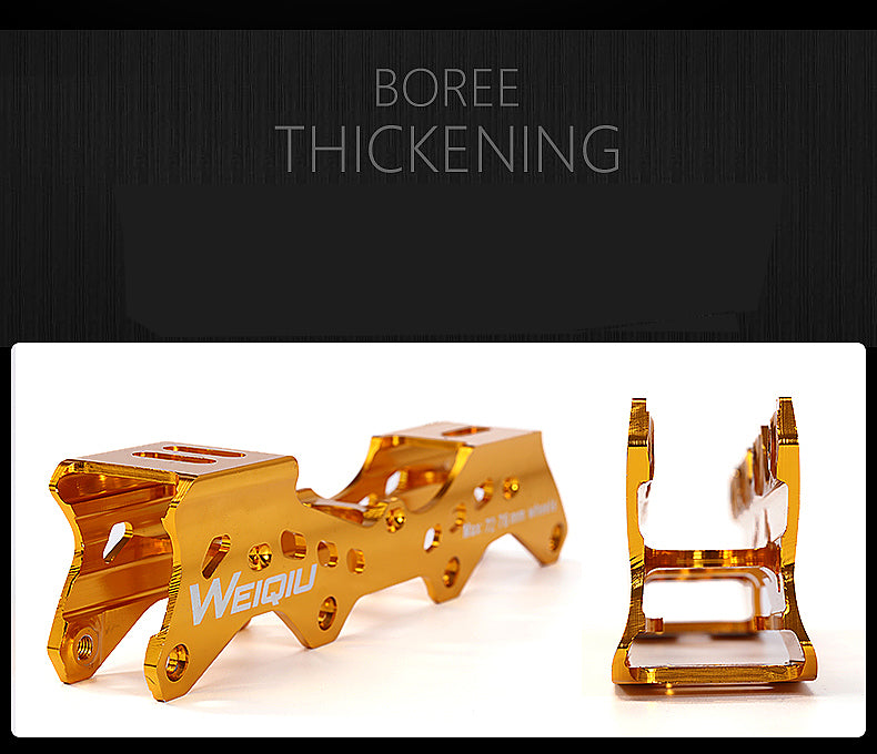 Thickened bracket