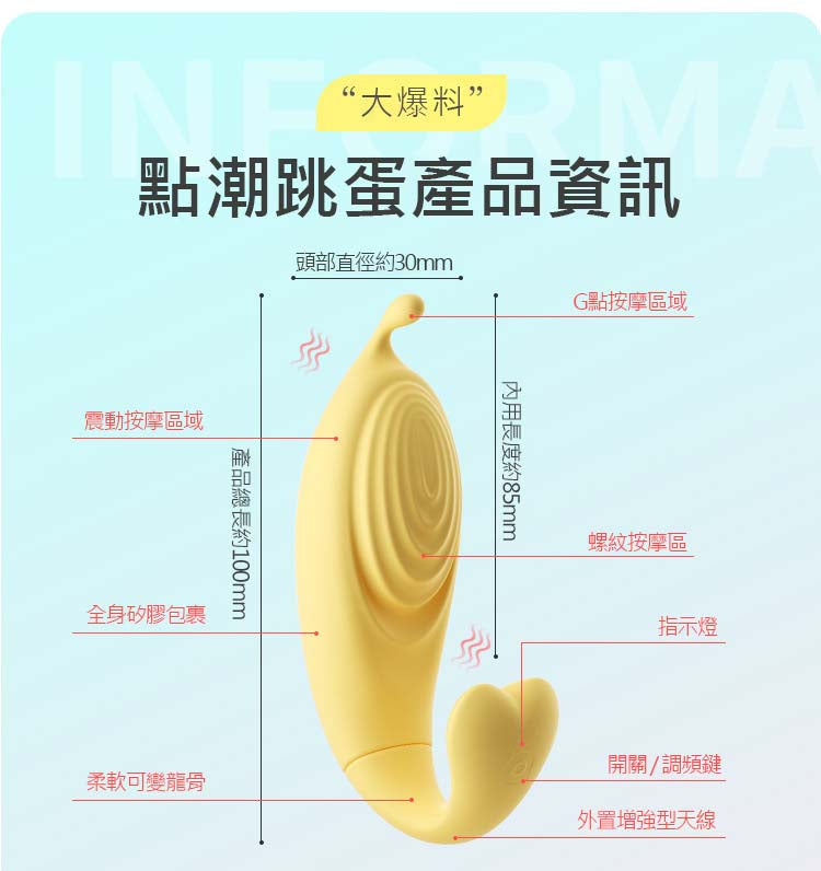 謎姬雙頭無綫跳蛋 產品資訊