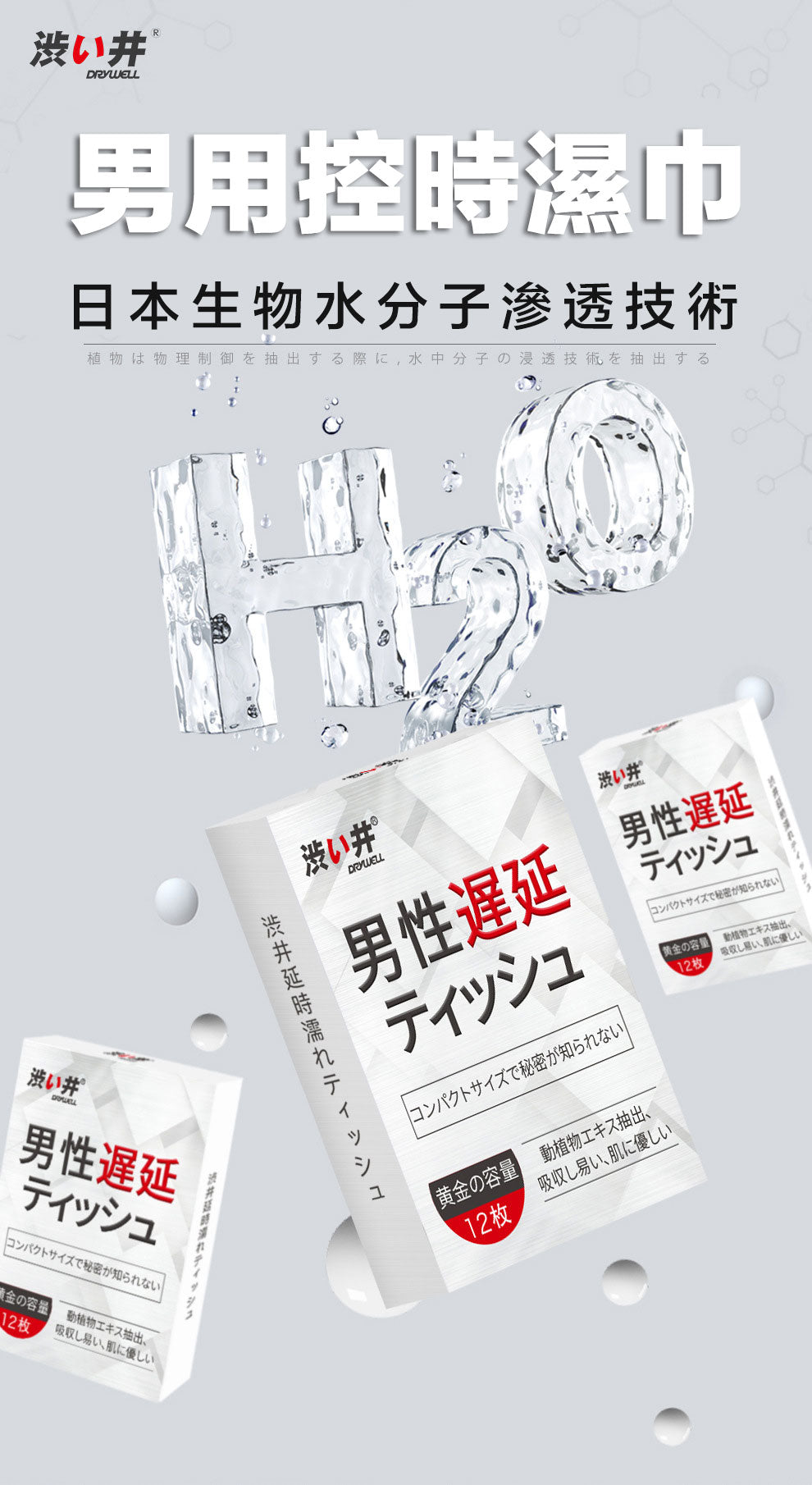 日本澀井延時濕紙巾