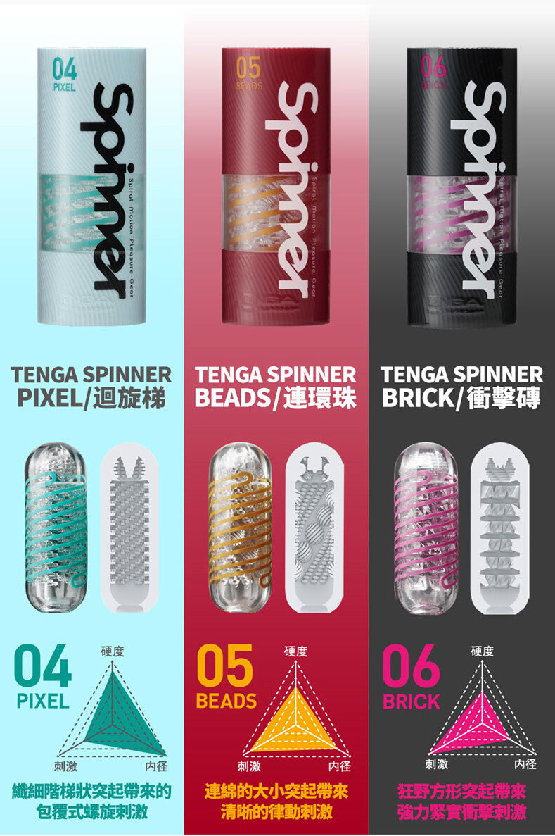 Tenga Spinner 06衝擊磚紋飛機杯