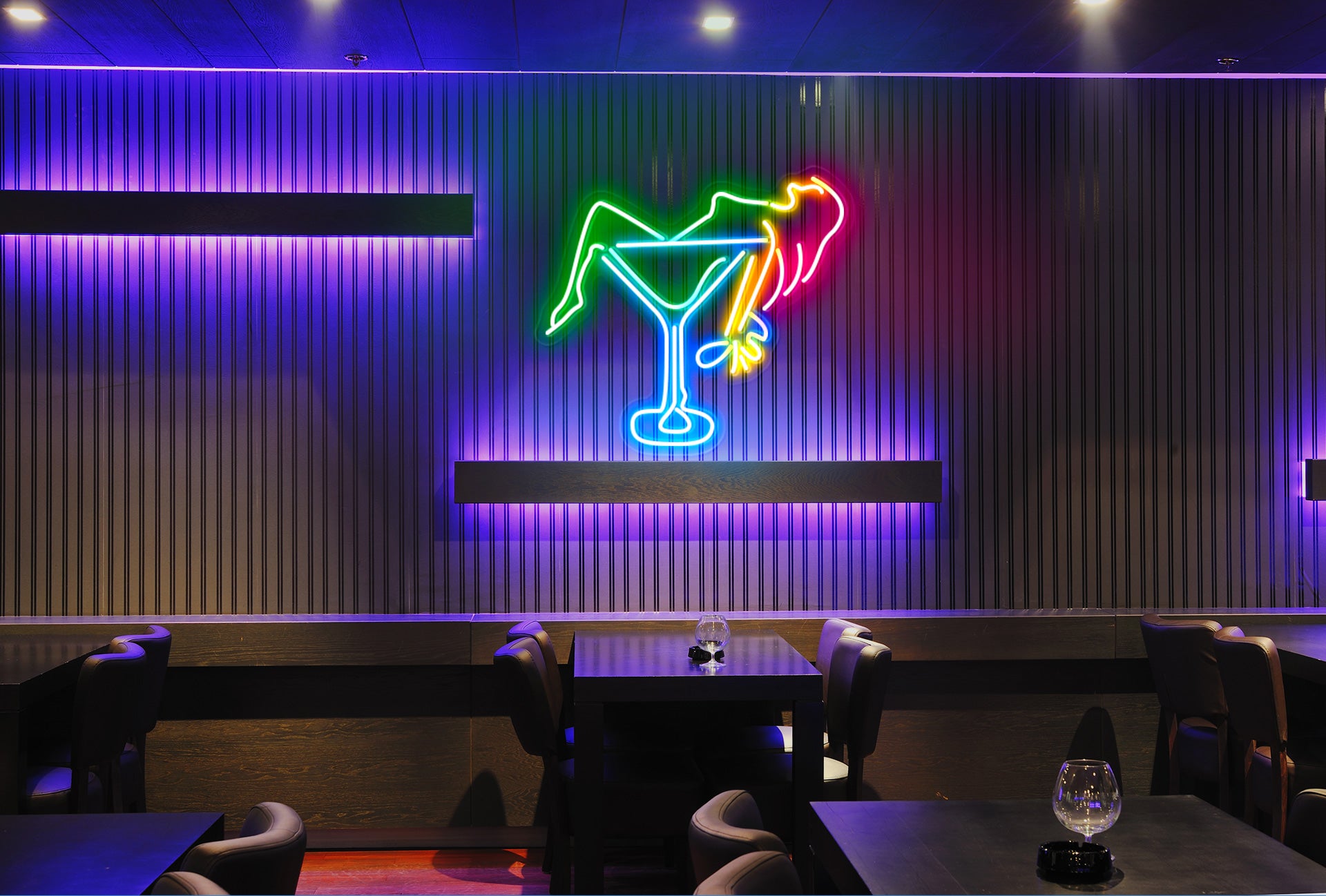 Bar neon light sign