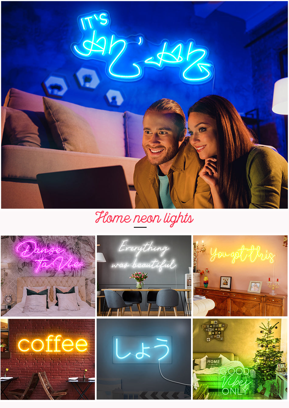 neon sign for home