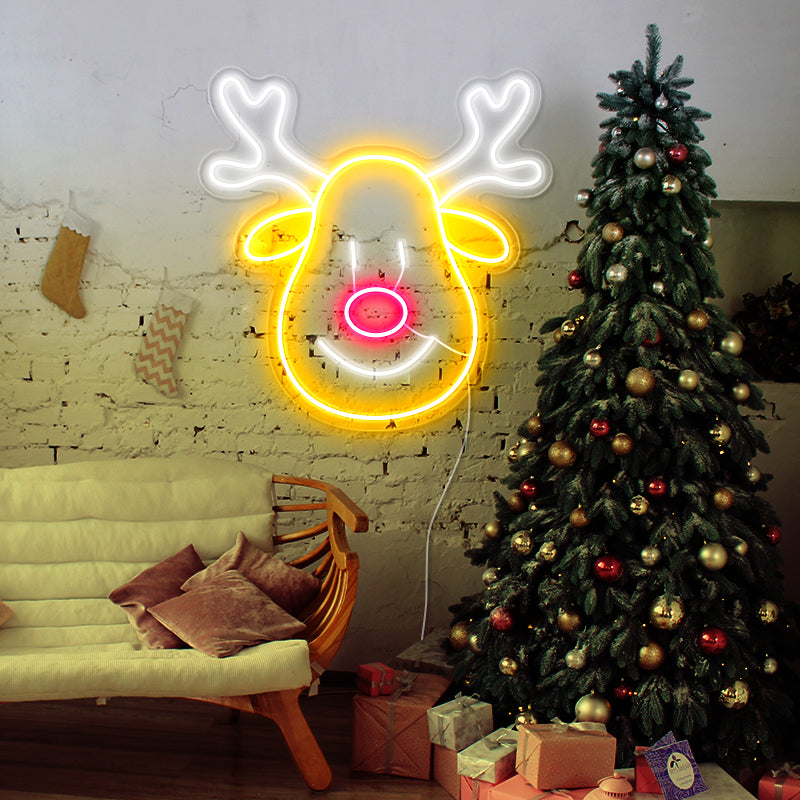 Neon christmas decorations