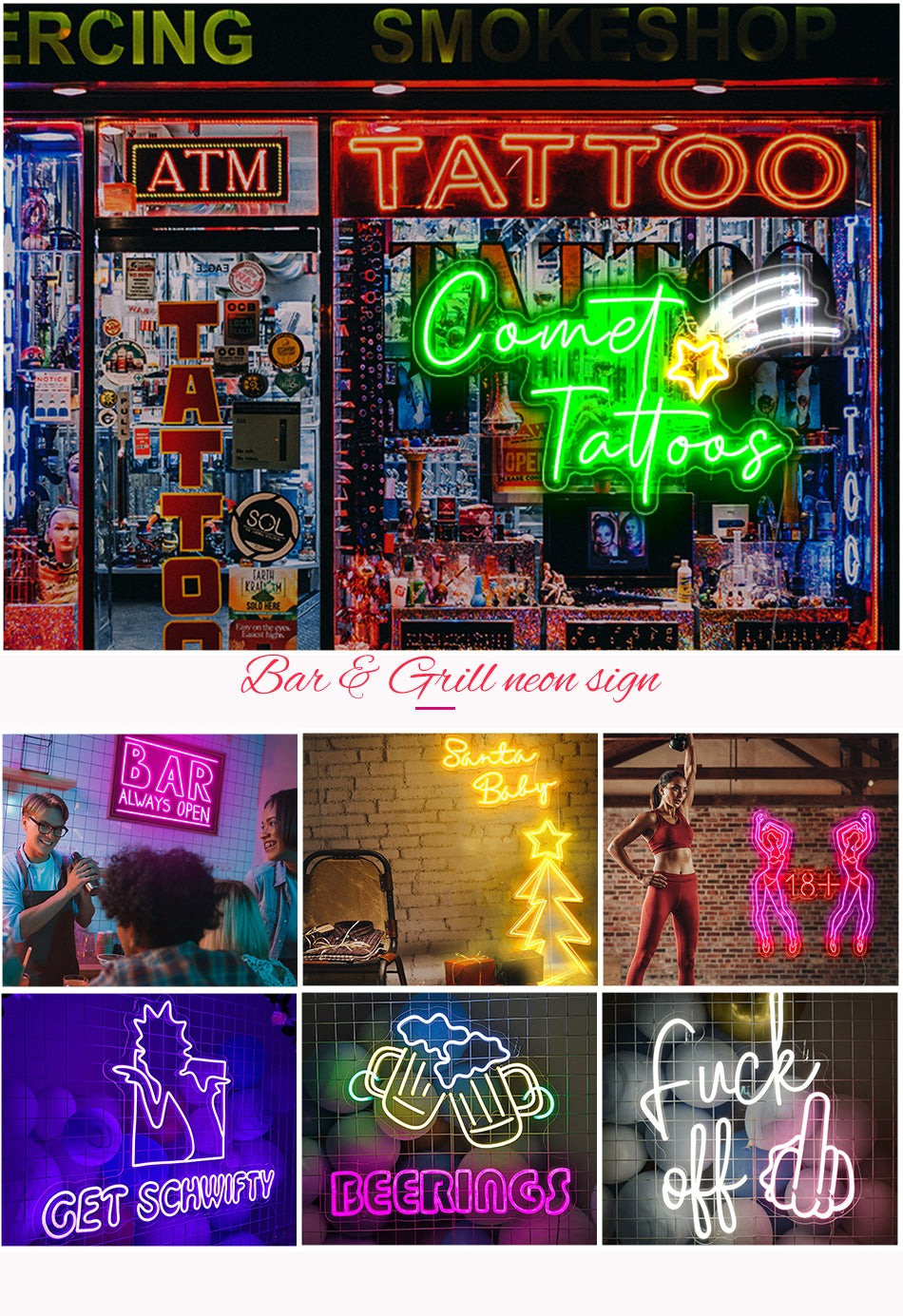 neon letters