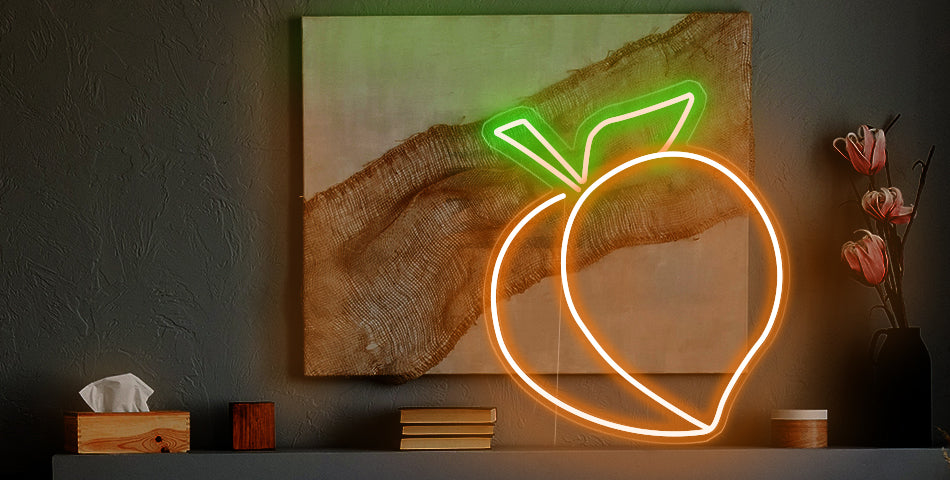 Peach Neon light