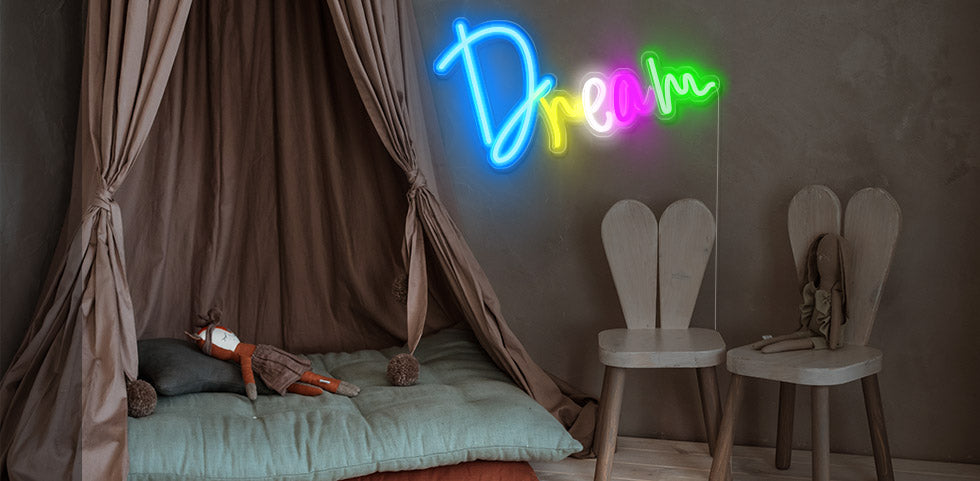 love neon heart light