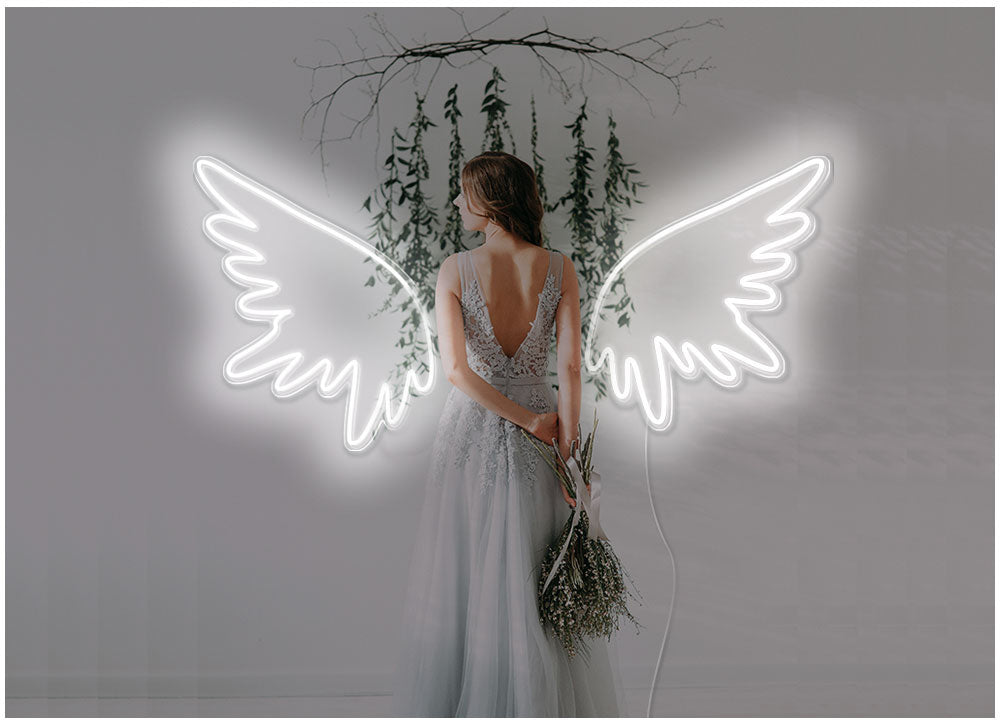 Angelic Wings neon sign