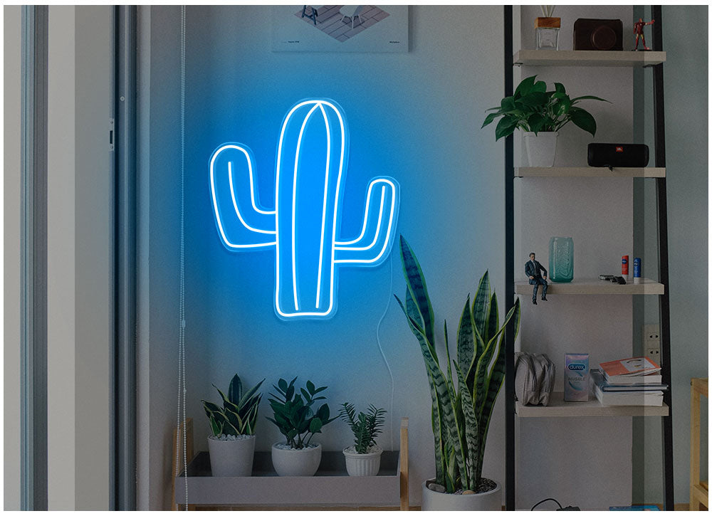 Cactus neon sign