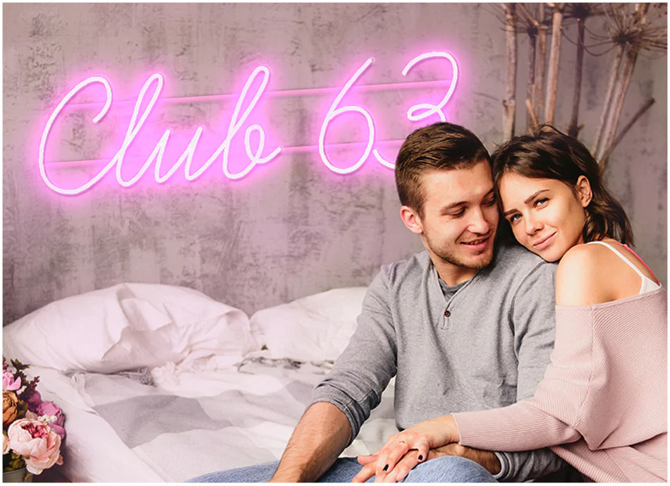 Club 63 neon lights