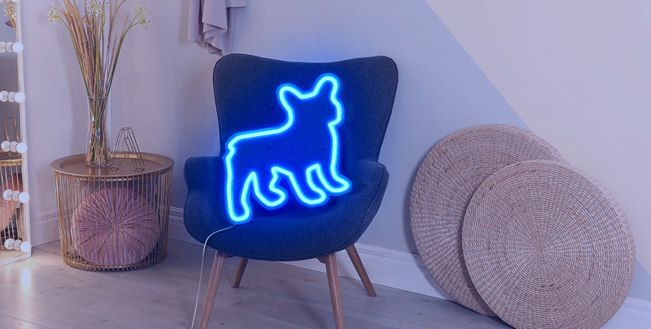 French Bulldog neon sign