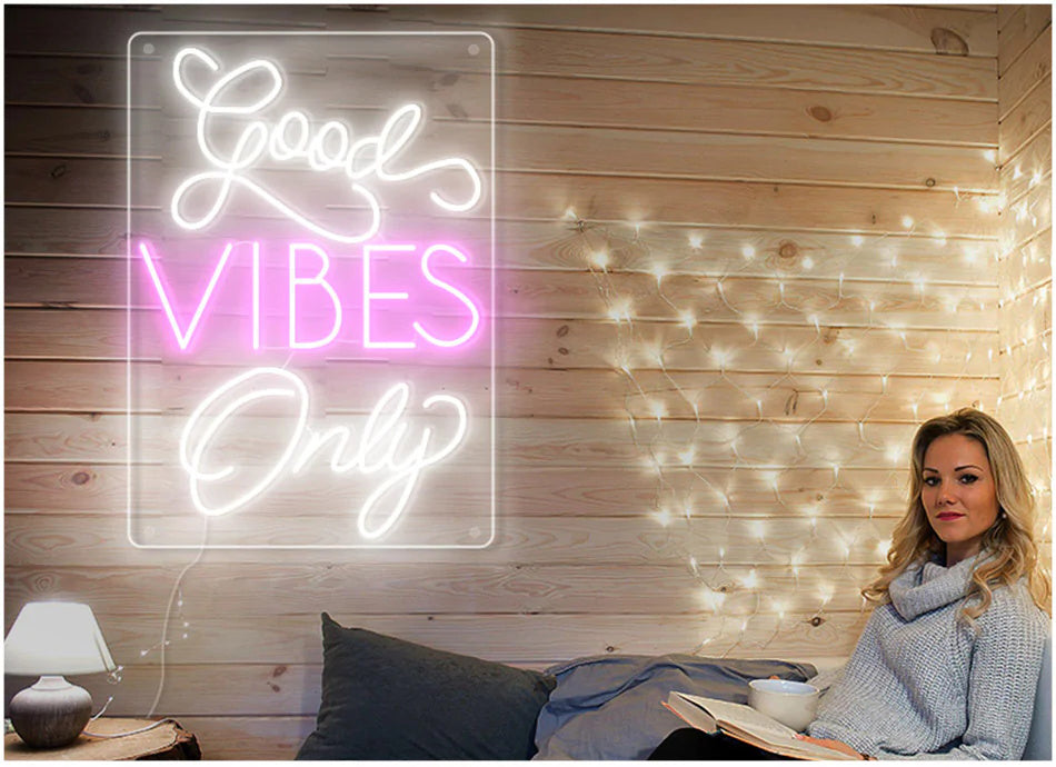 Good Vibes Only Neon Sign