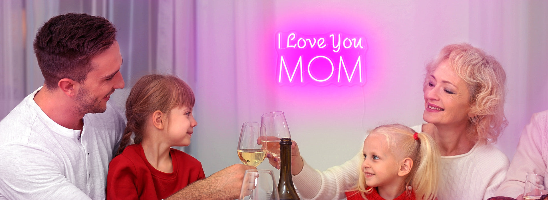 i love you mum neon sign