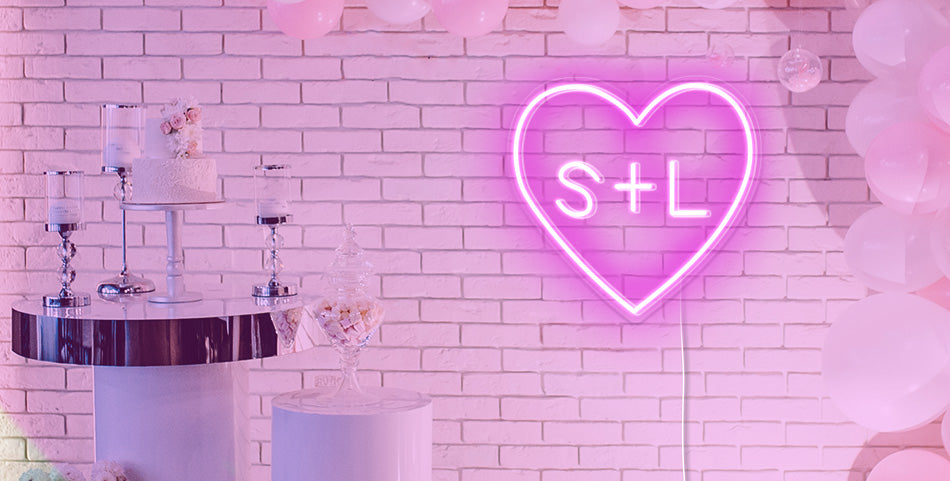Heart love Neon Light
