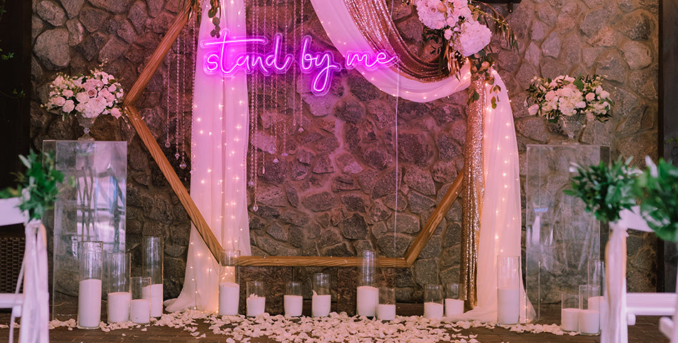 Stand by Me neon sign
