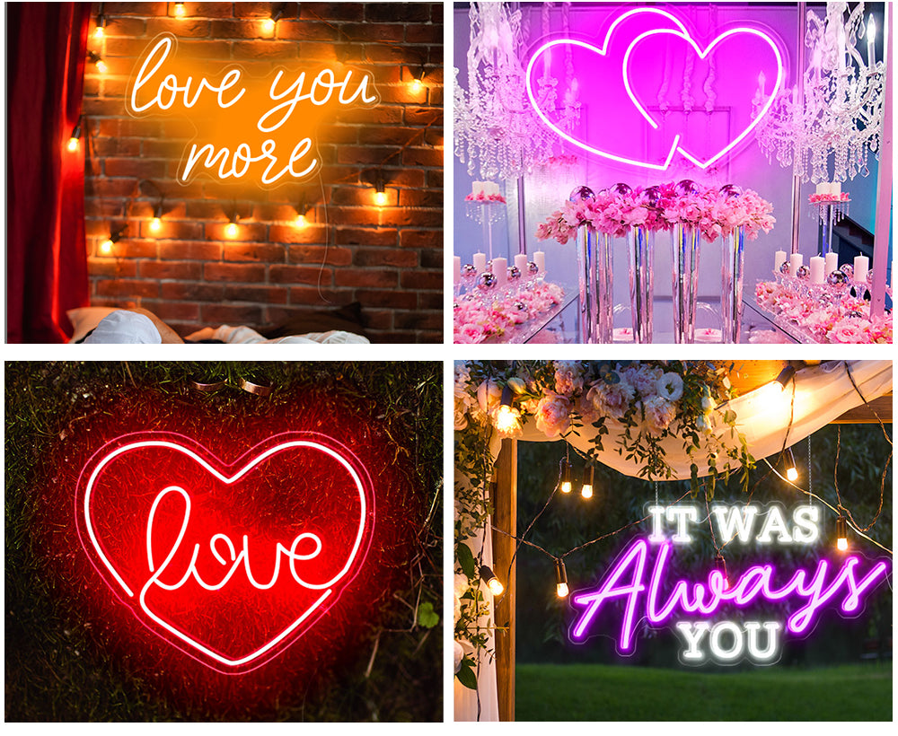 love neon sign