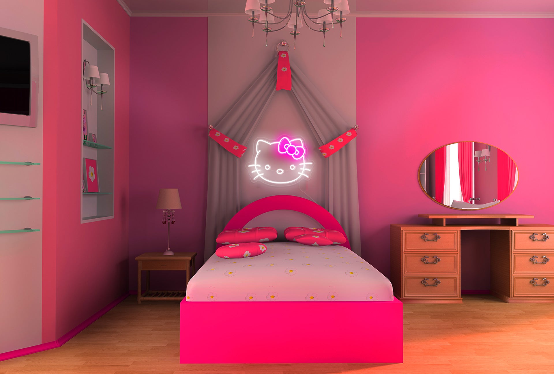 Cute Kitty Cat Neon Light