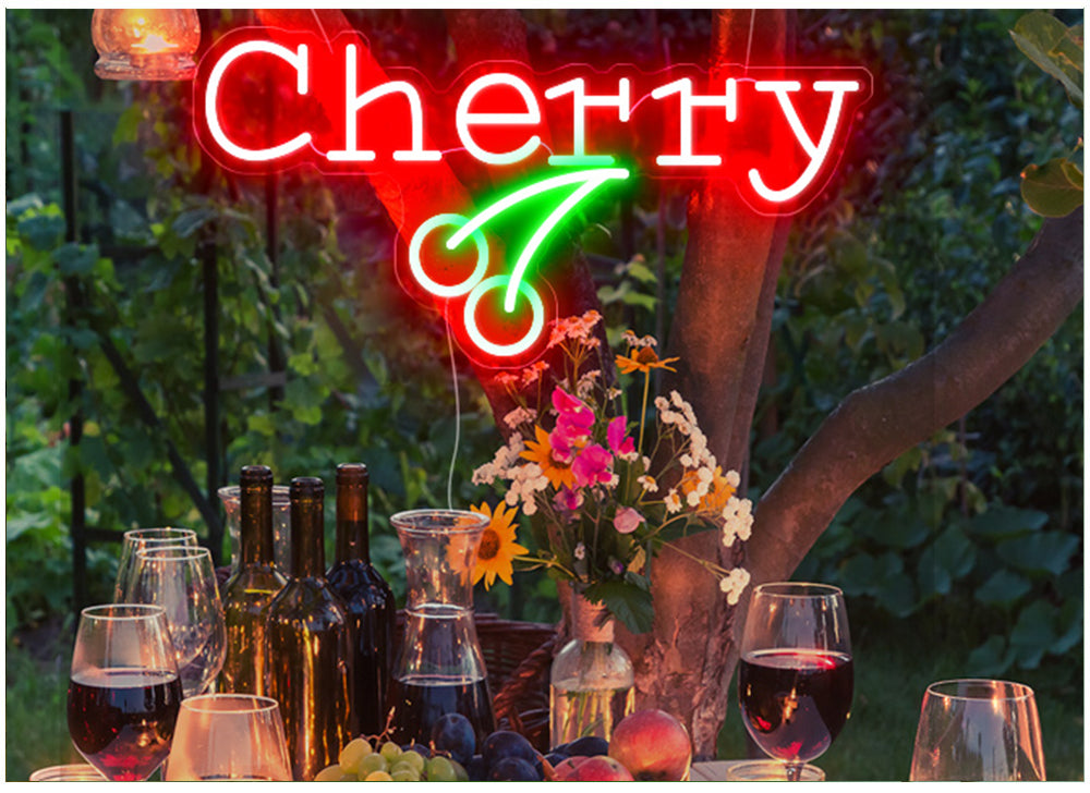 Neon cherry