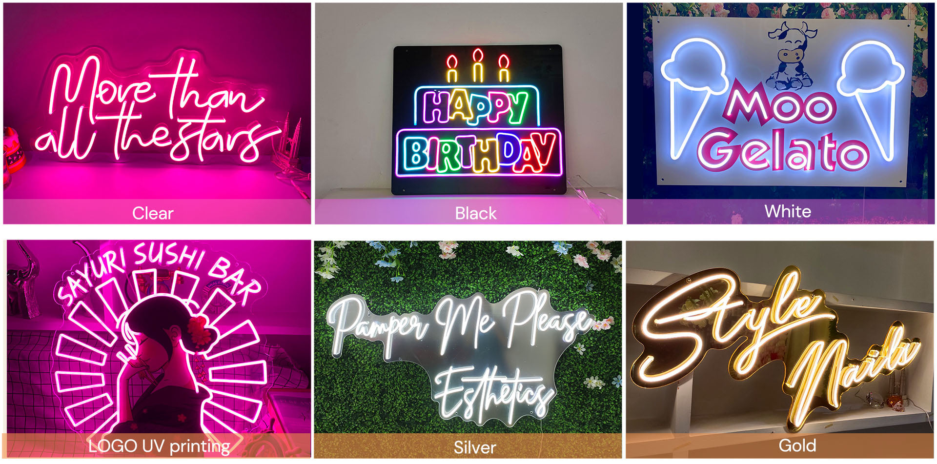 neon light sign backboard