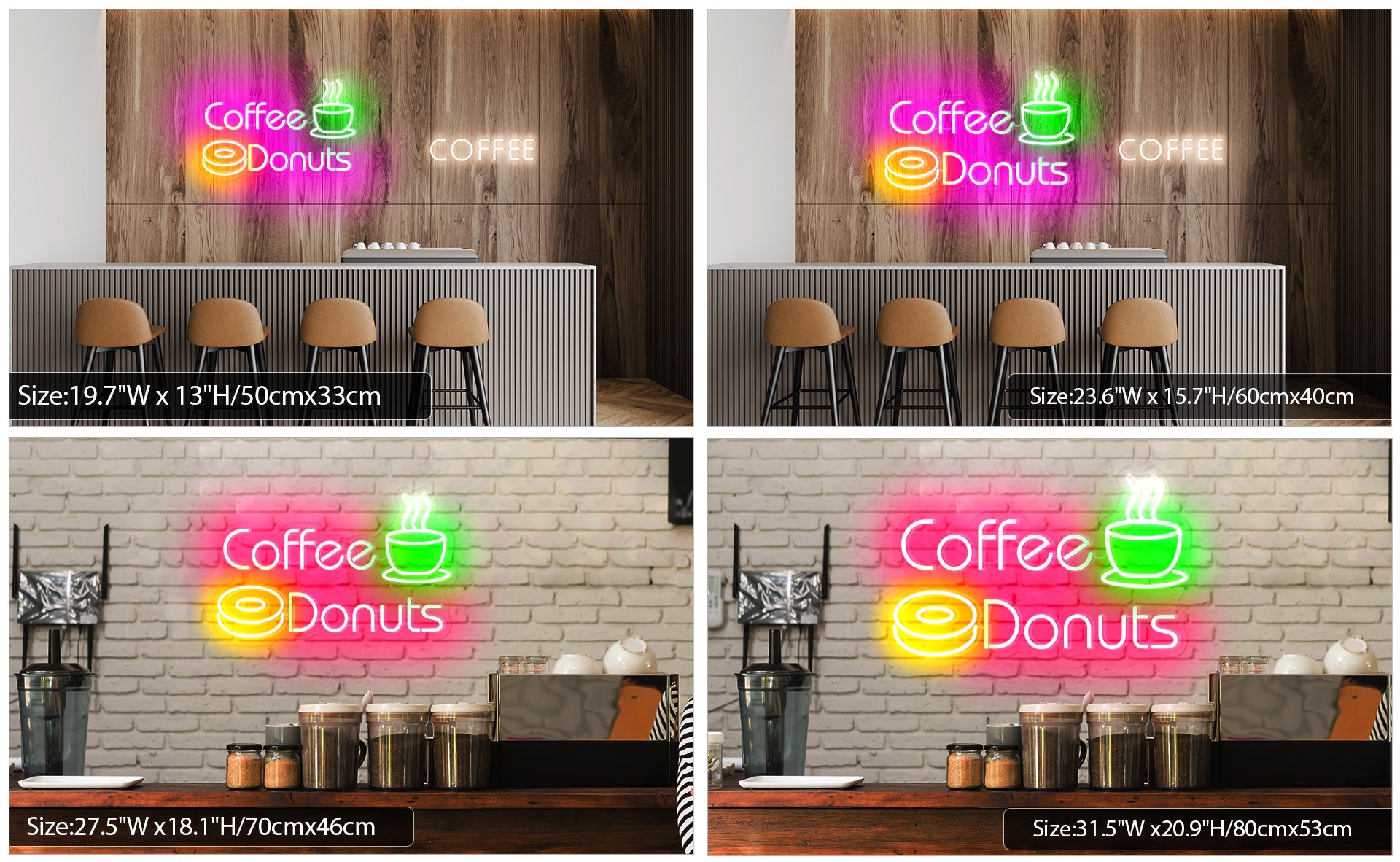 Coffee Donuts Neon