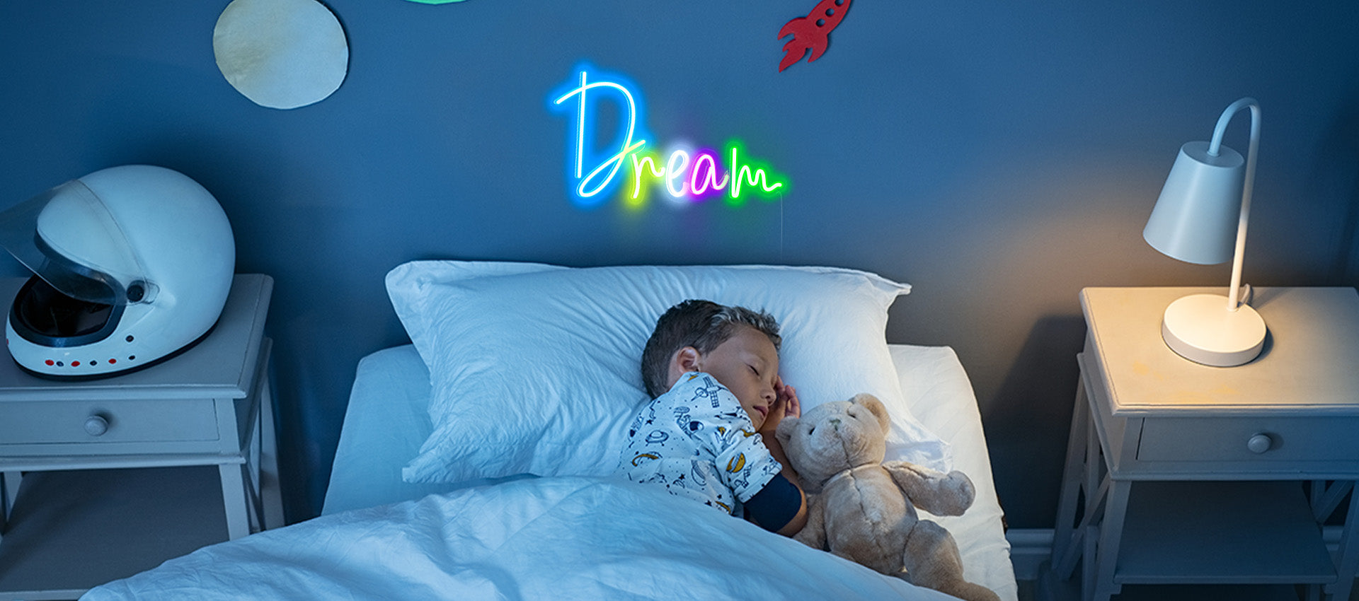 dream neon sign