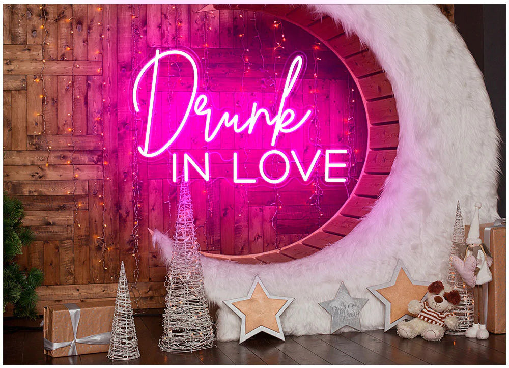 Drunk in Love glow wedding sign