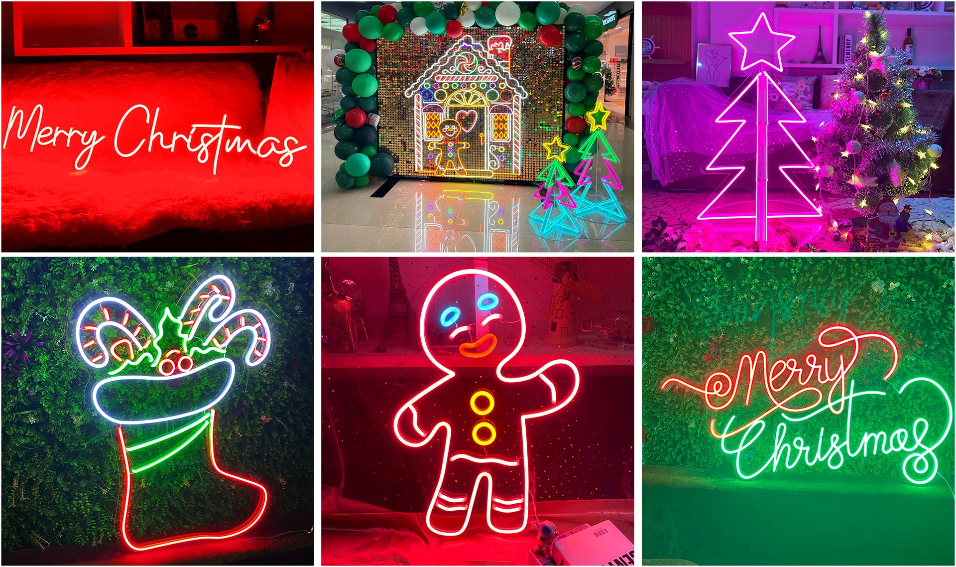 Xmas creative neon gift