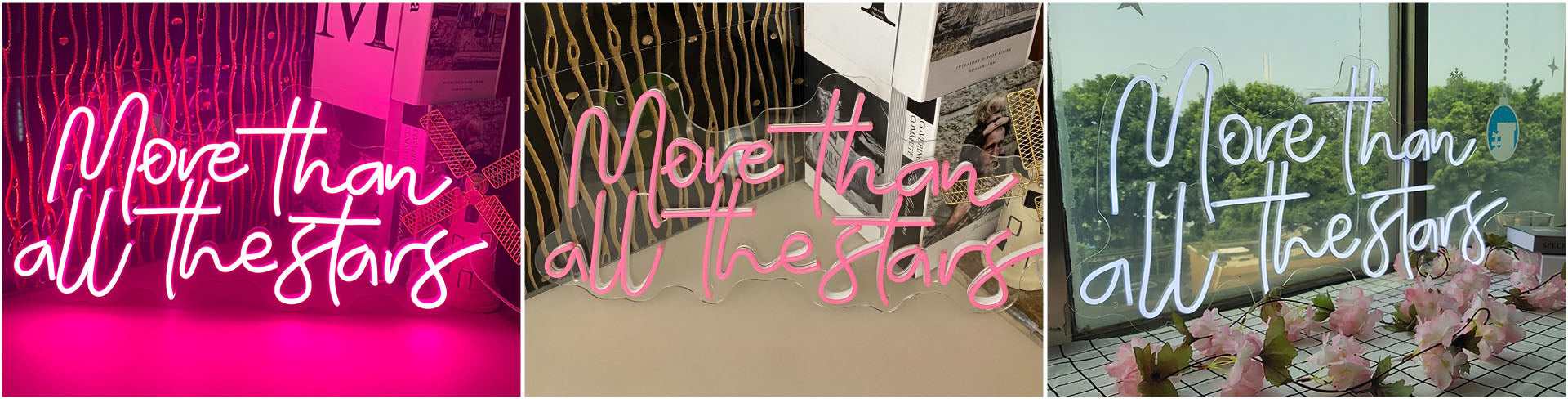 more than all the star neon sign