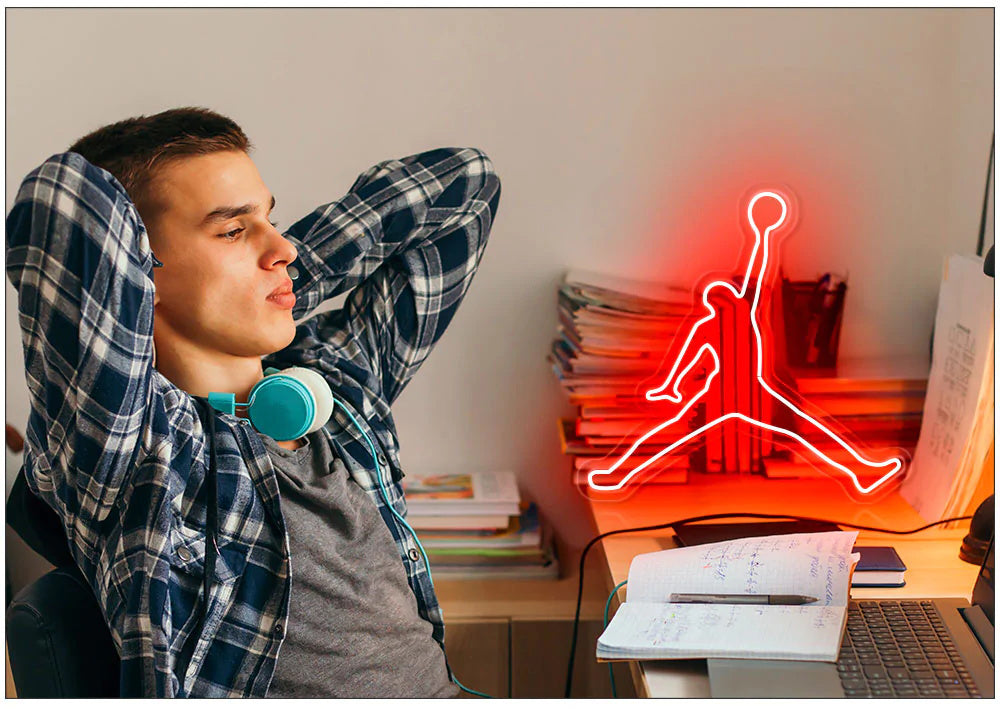 Basketball Legend jordan model Neon Signs