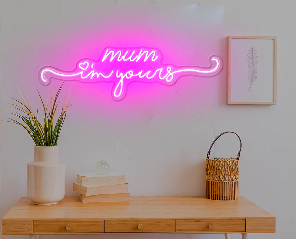 Personalised Neon Gifts For Mum